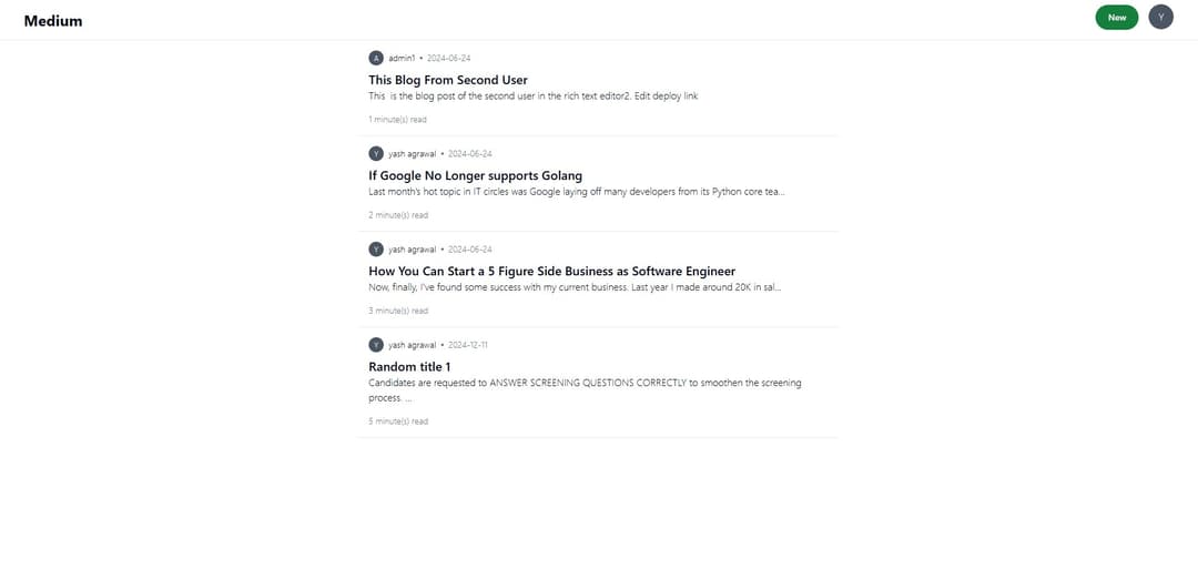 Blog App